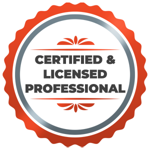 Certified & Licensed Professional Badge